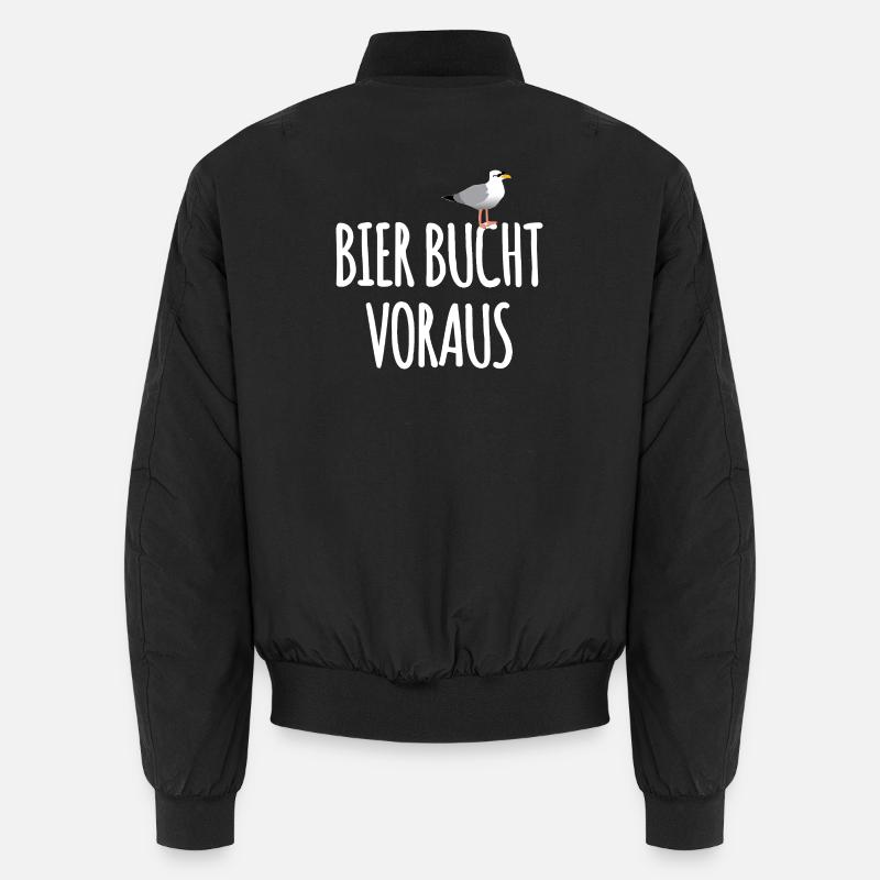 Bier Bucht Seefahrer Kneipe Unisex Bomberjacke
