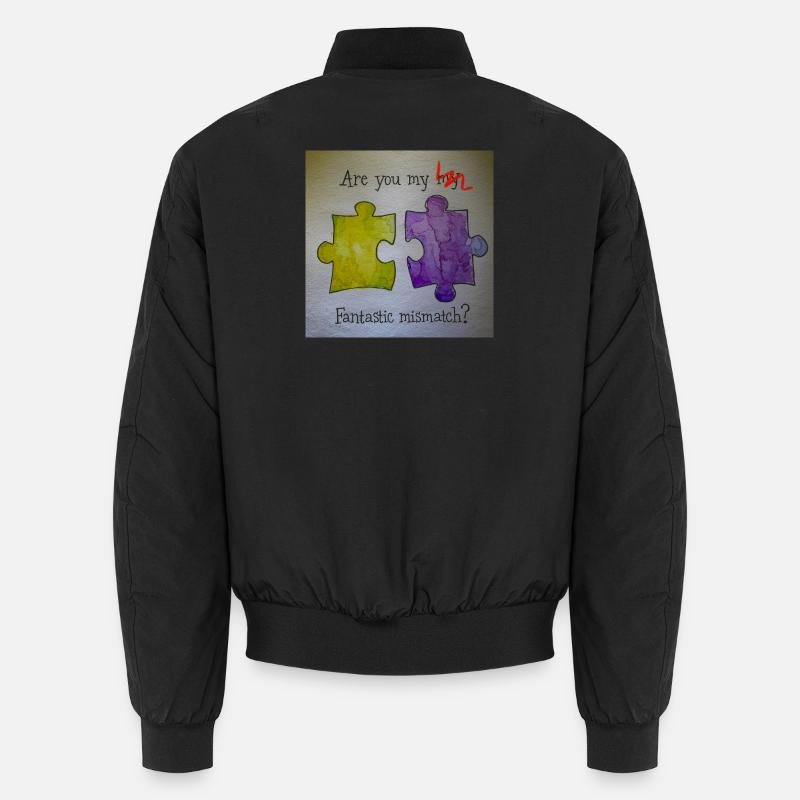 Fantastic mismatch puzzle pieces Unisex Bomber Jacket