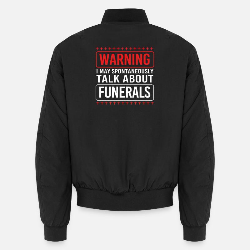 Bestattung - Unisex Bomberjacke - Schwarz