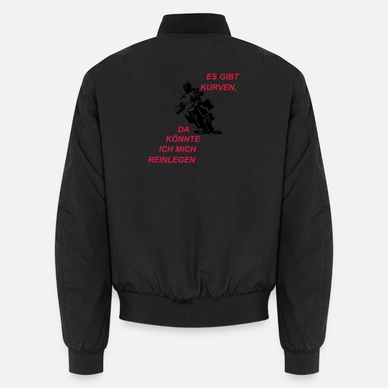 Es gibt Kurven Unisex Bomberjacke