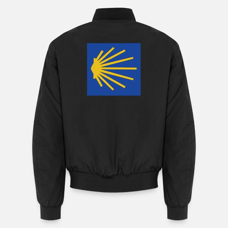 Panneau de coquillage Bomber unisexe