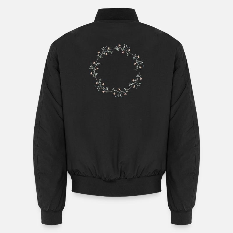 Blumen Unisex Bomberjacke