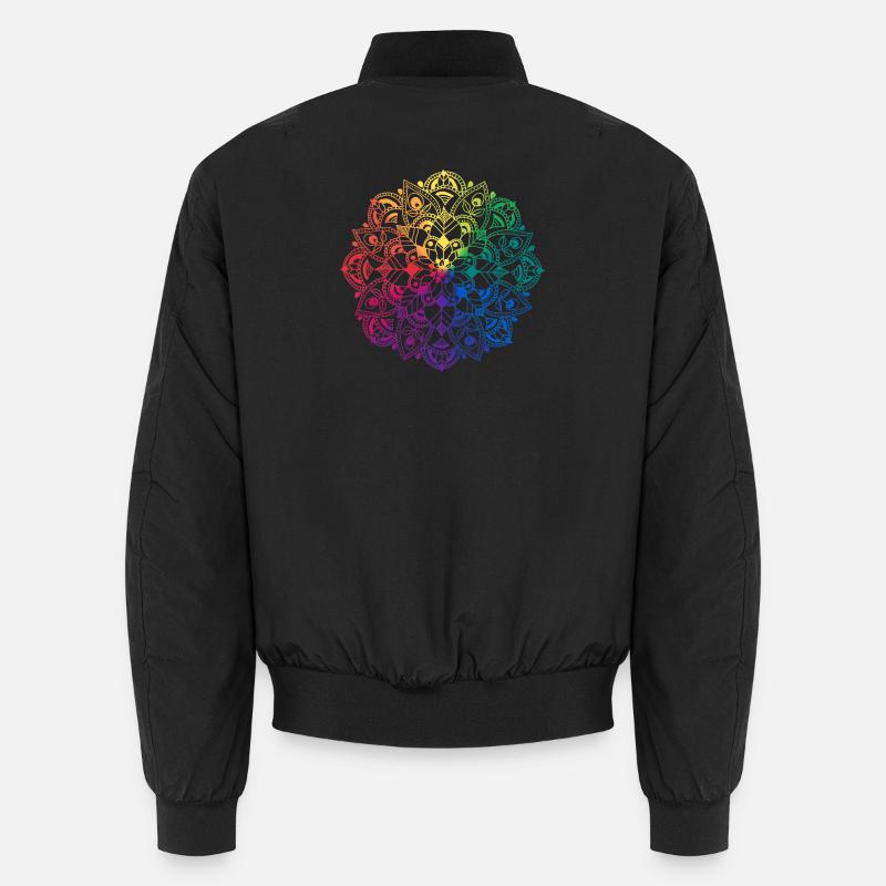 Flower Mandala Unisex Bomberjacke
