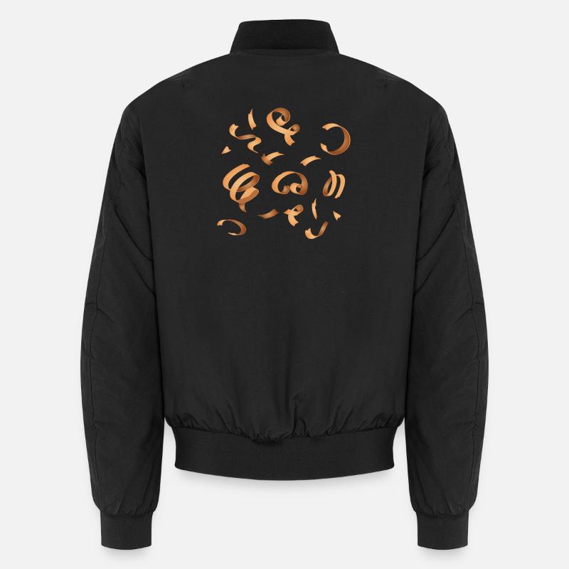 Holzspäne - Wo gehobelt wird, da fallen Späne Unisex Bomberjacke