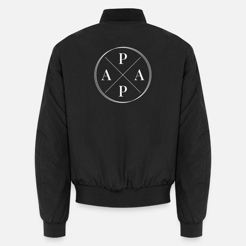 Papa Vater Vatertag Geschenk Unisex Bomberjacke