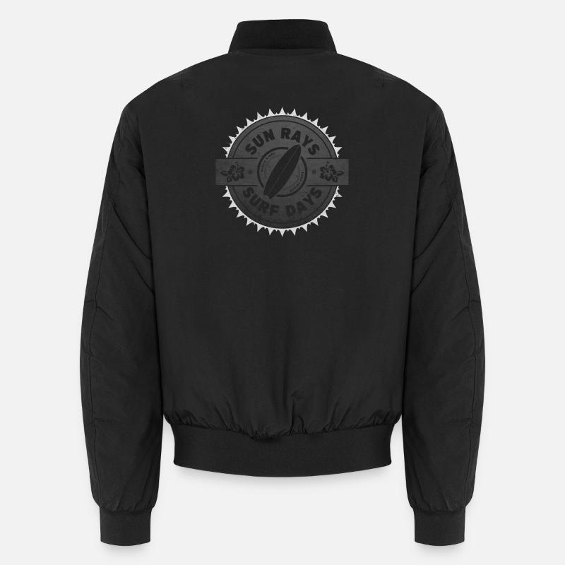 Surfen Retro Surfer Grafikdesign Unisex Bomberjacke