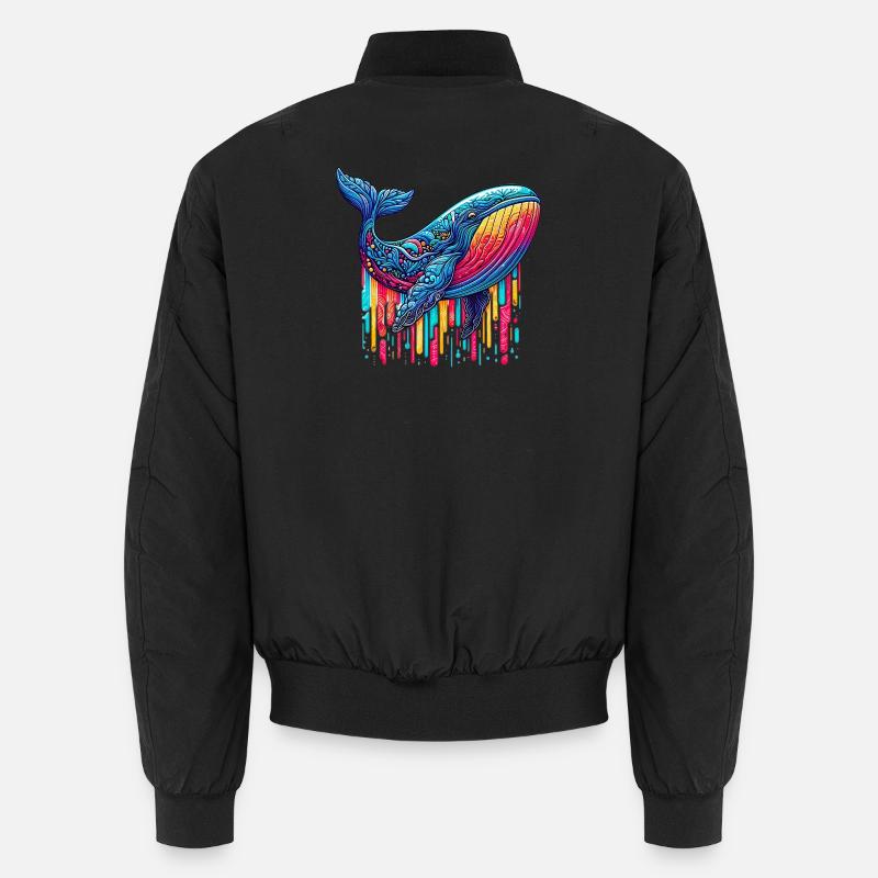 Whale Unisex Bomber Jacket
