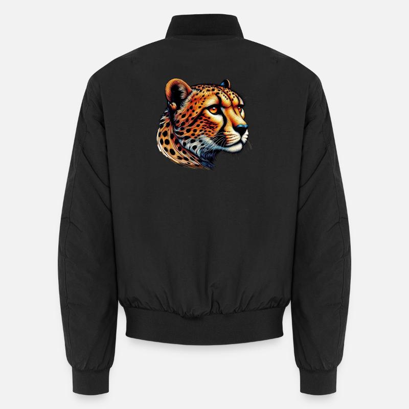Gepard - Unisex Bomberjacke - Schwarz