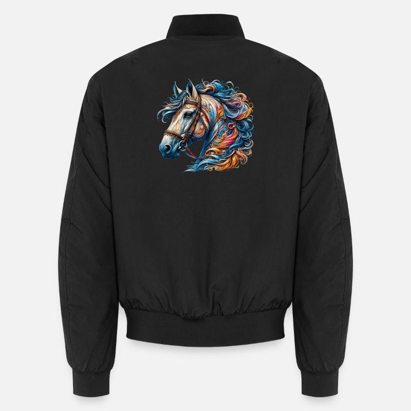 Cheval - Bomber unisexe - noir