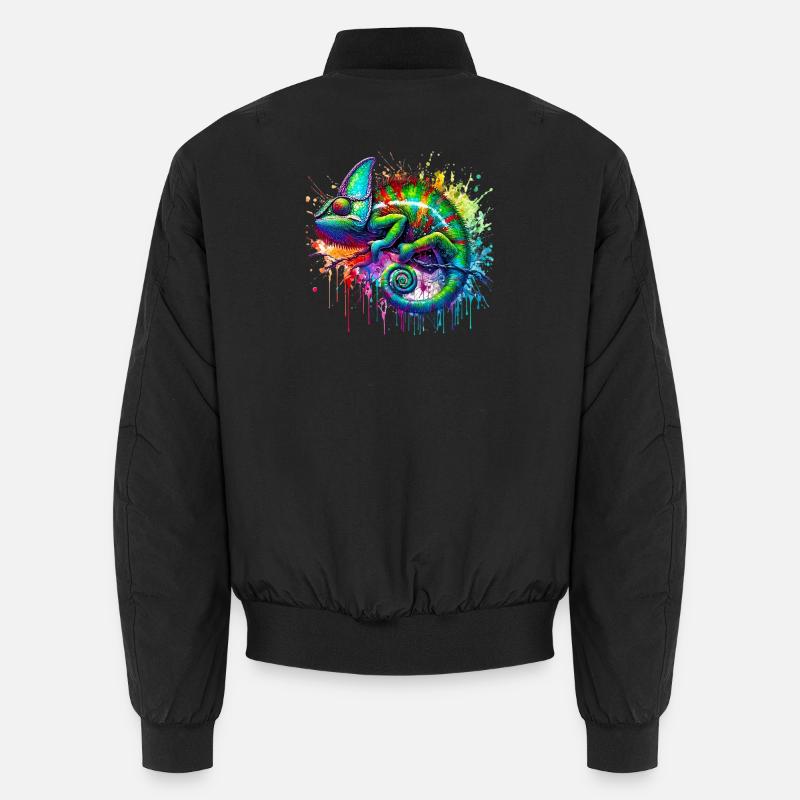Chameleon - Unisex Bomber Jacket - black
