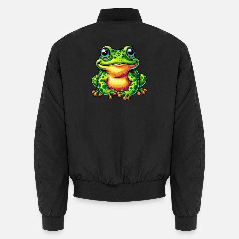 Grenouille - Bomber unisexe - noir
