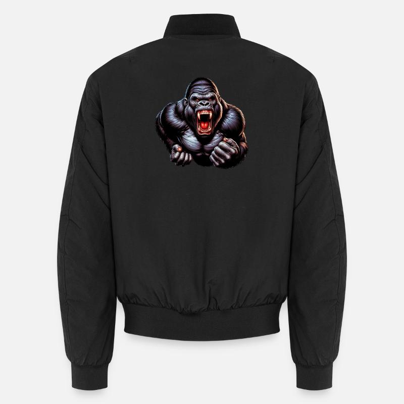 Gorilla - Unisex Bomber Jacket - black