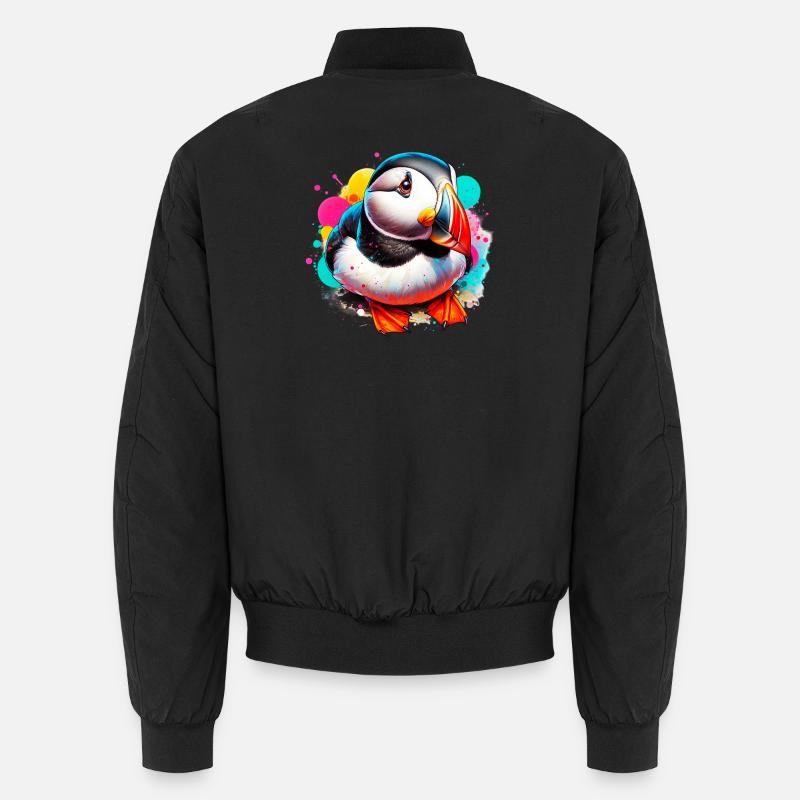 Papageitaucher Unisex Bomberjacke