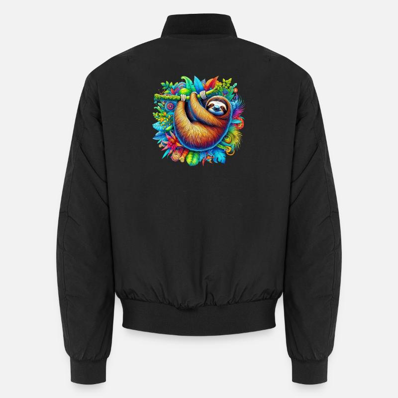 Sloth Unisex Bomber Jacket