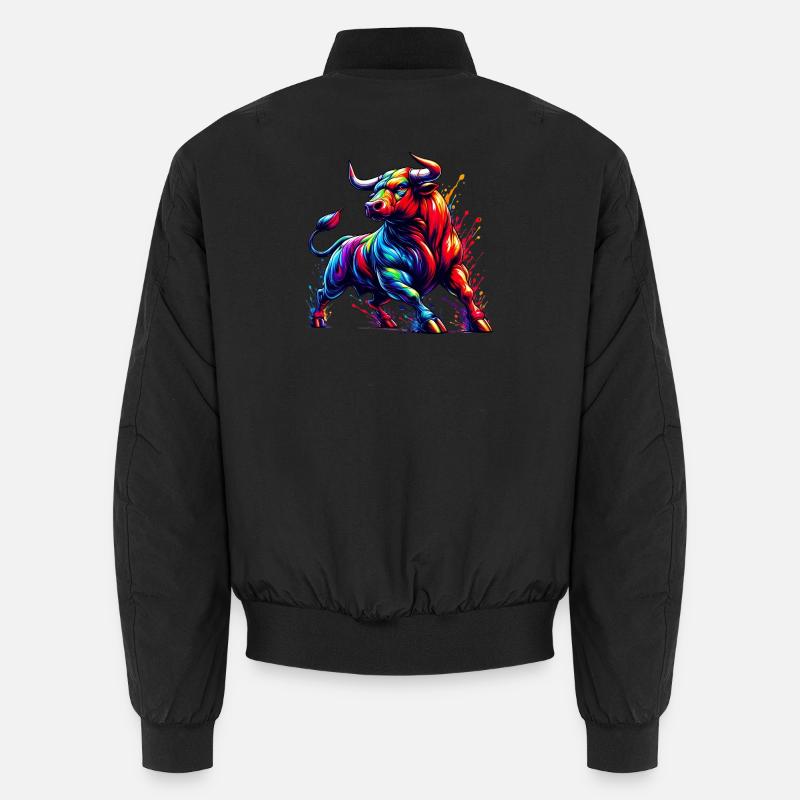 Stier Unisex Bomberjacke