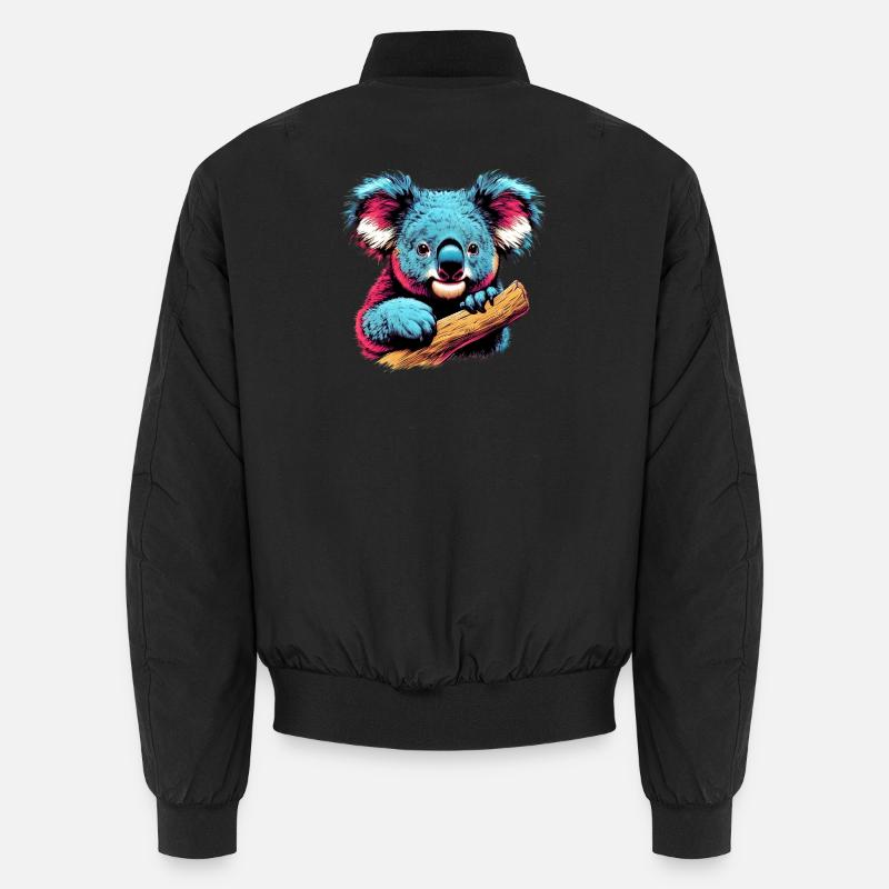 Koala - Bomber unisexe - noir