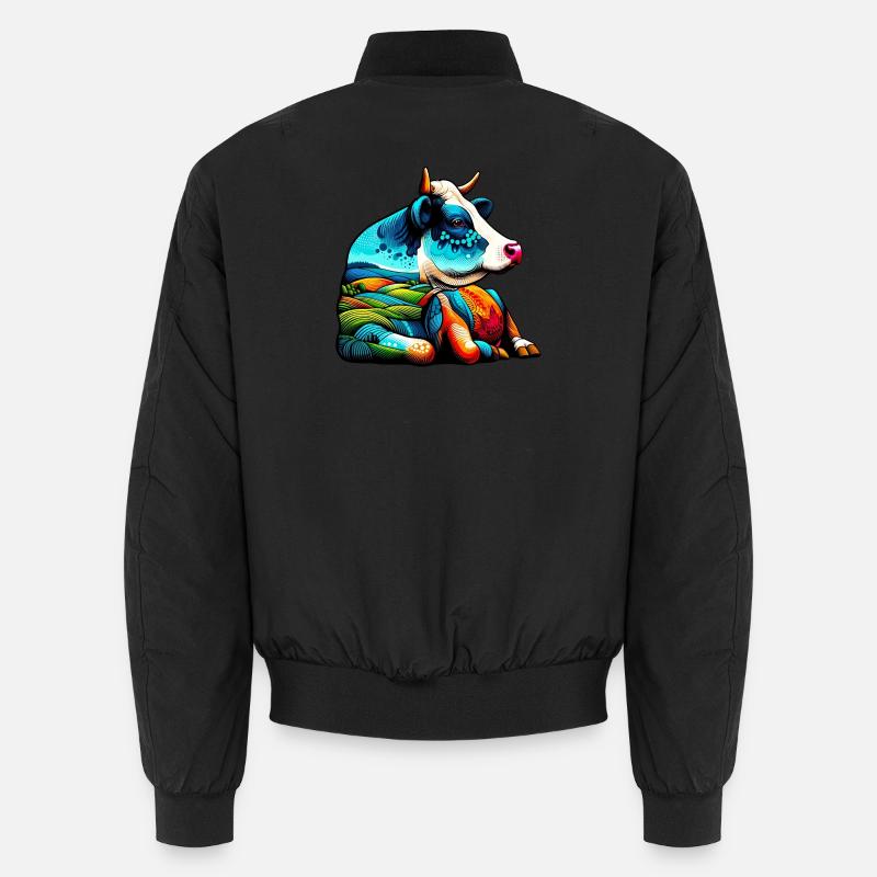 Vache - Bomber unisexe - noir