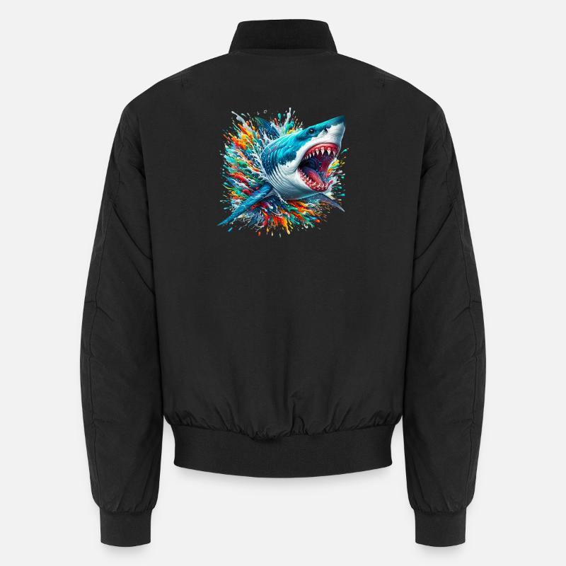 Hai - Unisex Bomberjacke - Schwarz