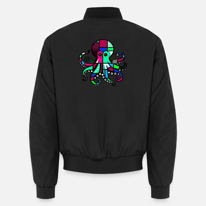 Pieuvre Bomber unisexe