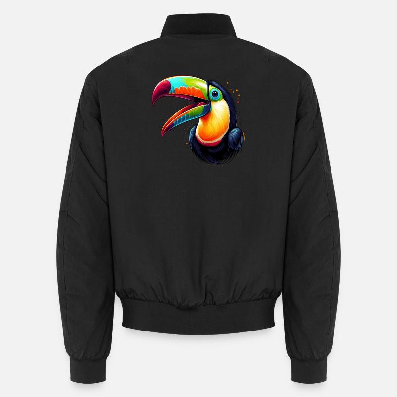 Tukan - Unisex Bomberjacke - Schwarz