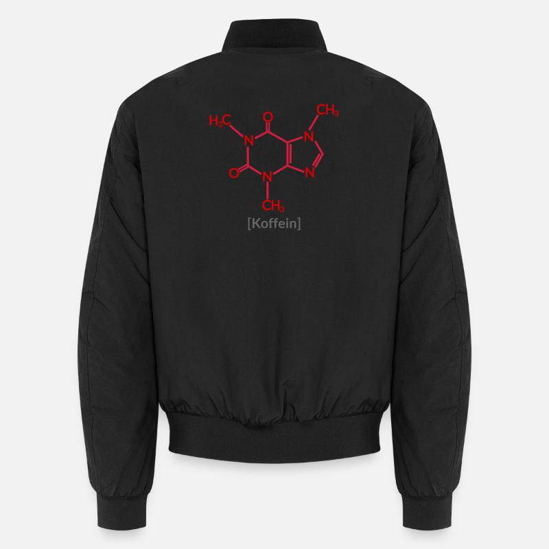 Caffeine - Unisex Bomber Jacket - black