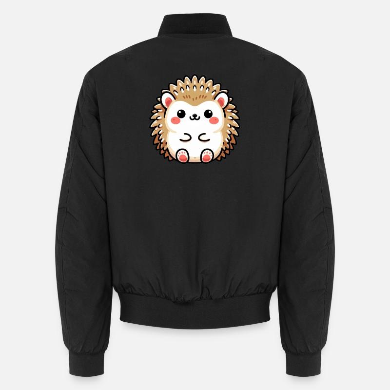 Igel - Unisex Bomberjacke - Schwarz