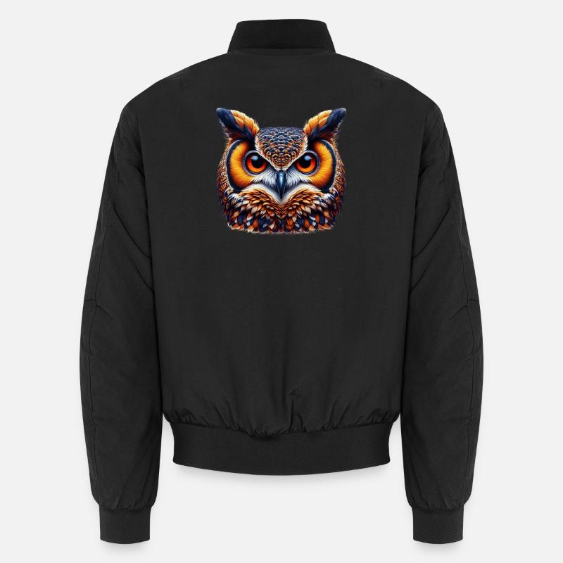 Eule Unisex Bomberjacke