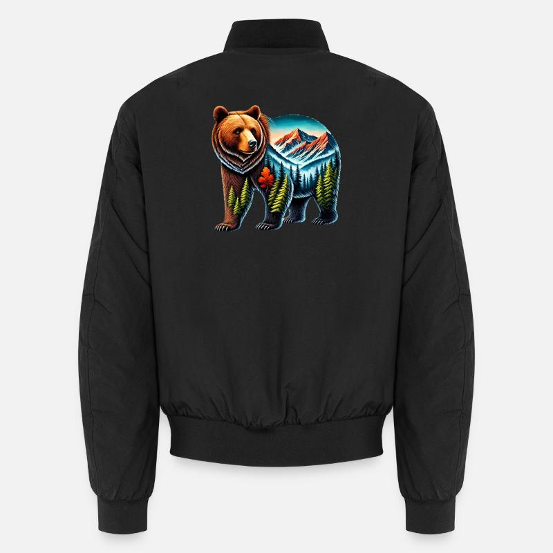 Bär Unisex Bomberjacke