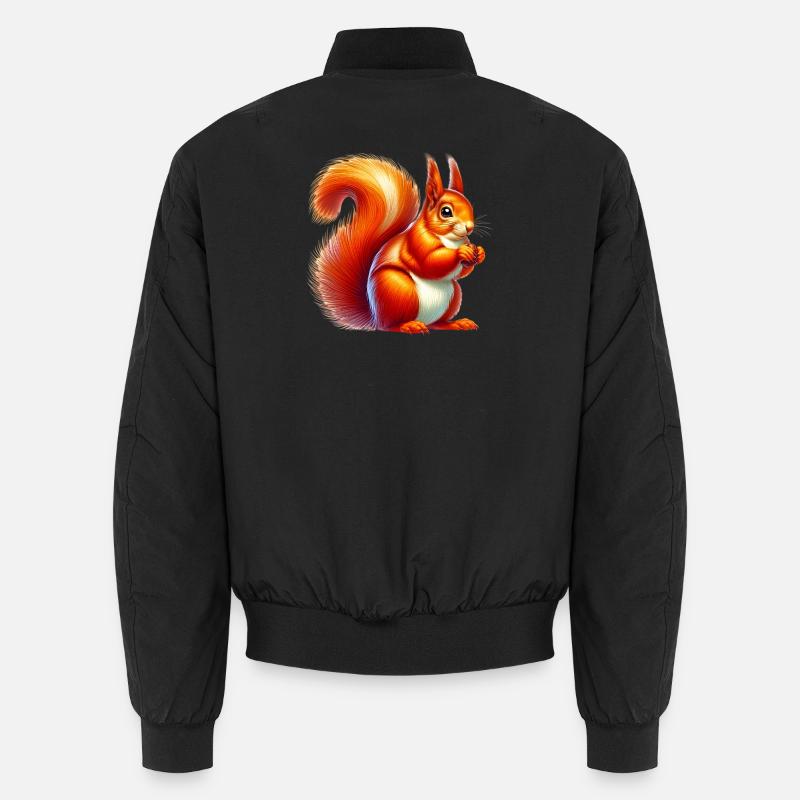 Eichhörnchen Unisex Bomberjacke