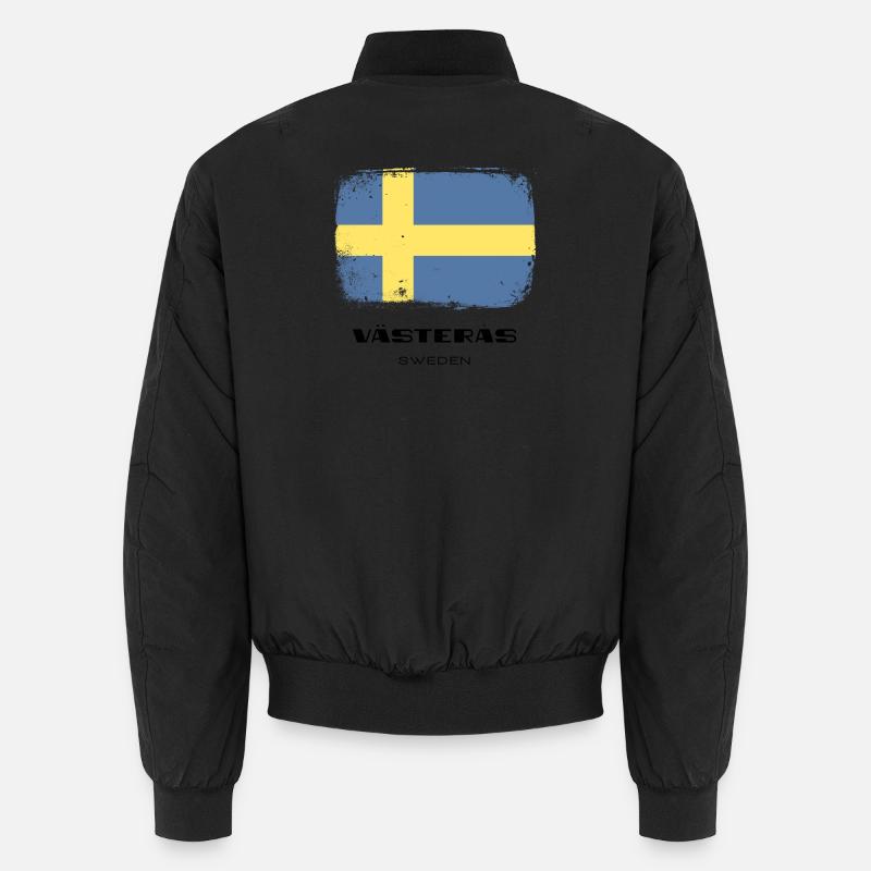 Västeras /// Suède /// Sverige /// Schweden - Bomber unisexe - noir