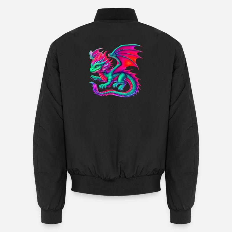 Dragon - Unisex Bomber Jacket - black