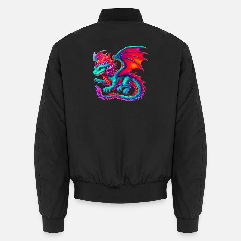Dragon - Unisex Bomber Jacket - black