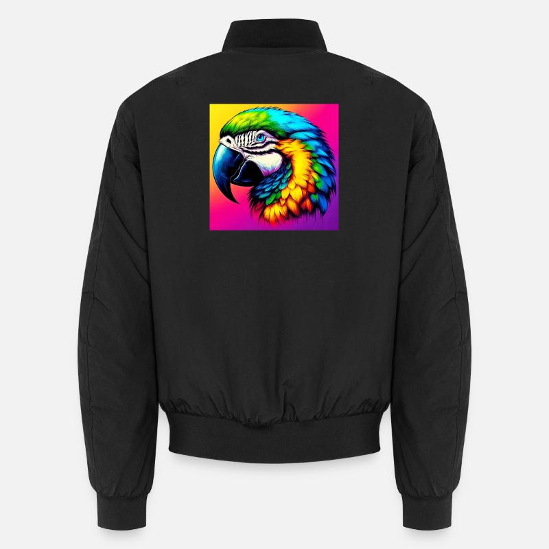 Papagei Unisex Bomberjacke