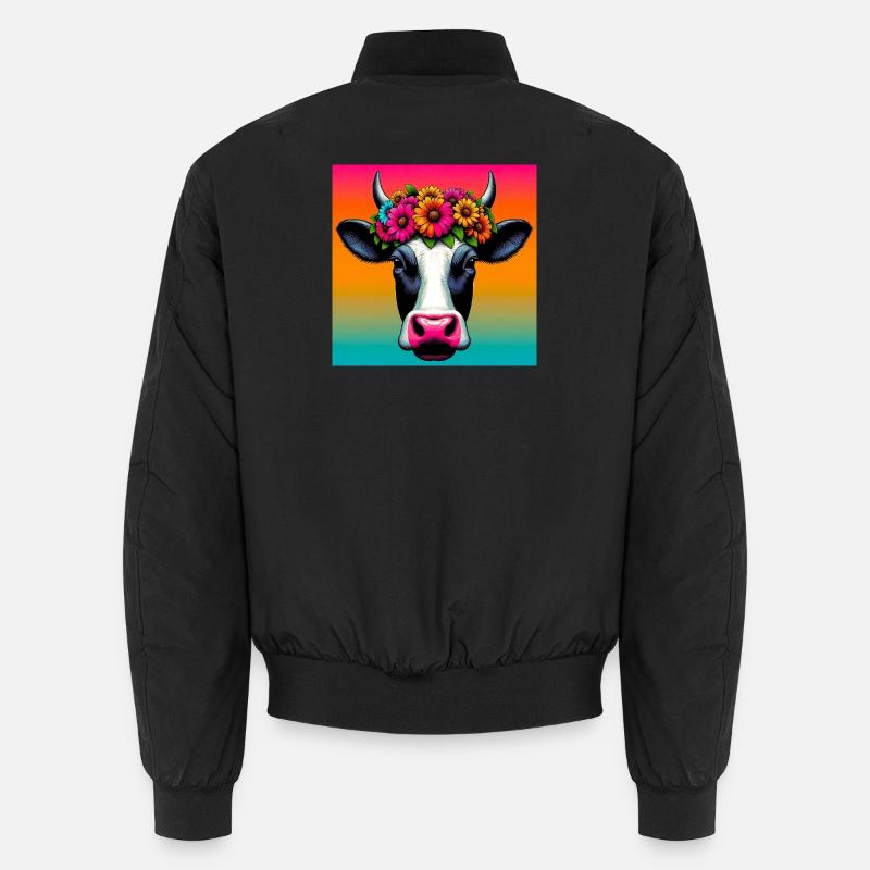 Kuh Unisex Bomberjacke