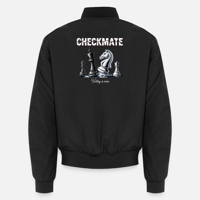 Strategic Chess Victory Design Unisex Bomber Jacket