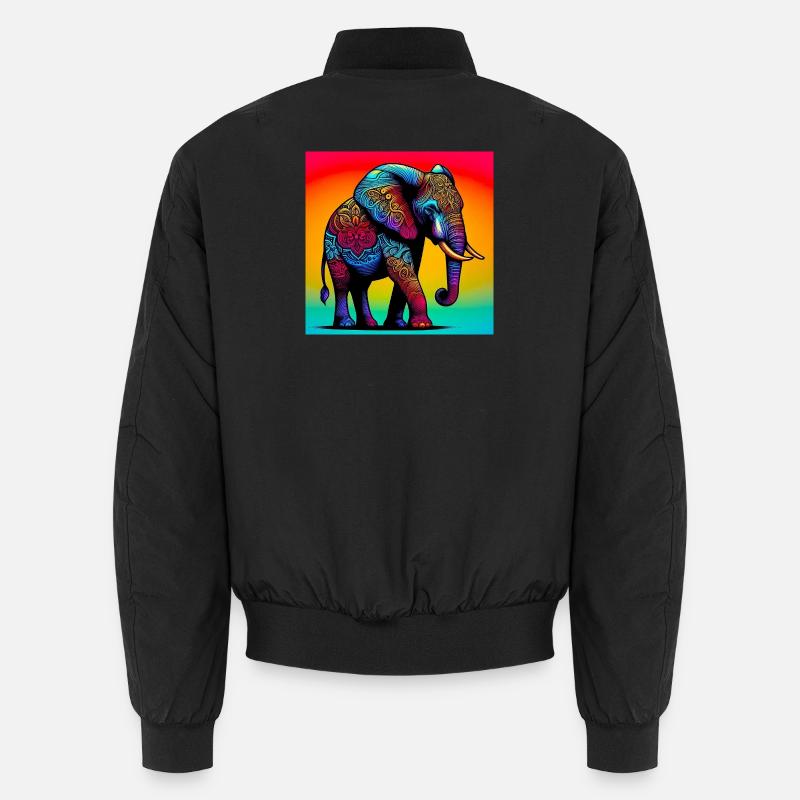 Elefant Unisex Bomberjacke