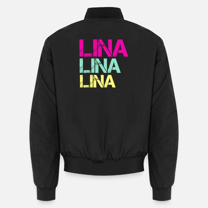 LINA Neon Triptych Unisex Bomberjacke