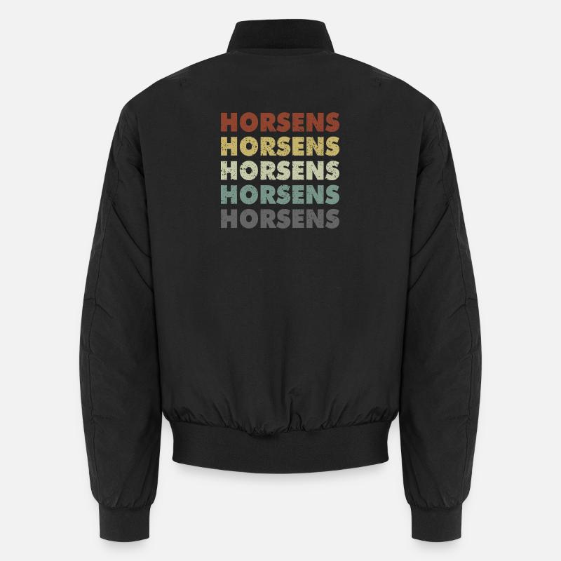 Horsens - Denmark - Denmark - Scandinavia - Unisex Bomber Jacket - black