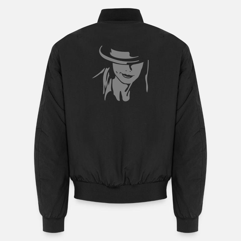 Model - Unisex Bomberjacke - Schwarz