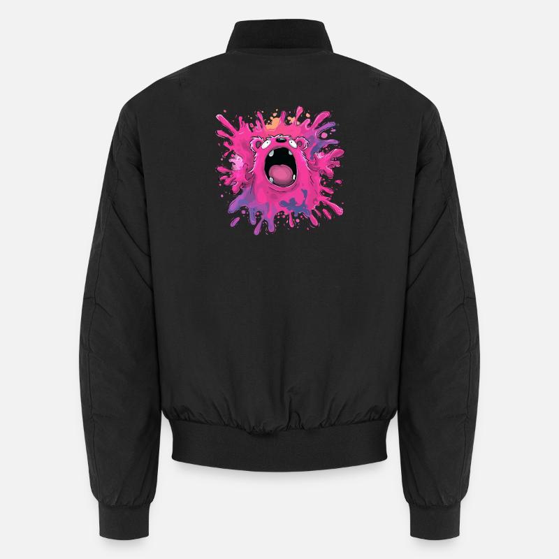 Farbexplosion Monster Unisex Bomberjacke