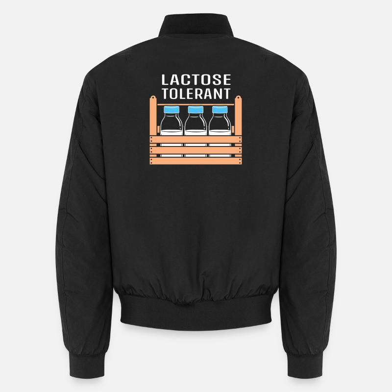 Flatulence Milk Lactose - Unisex Bomber Jacket - black