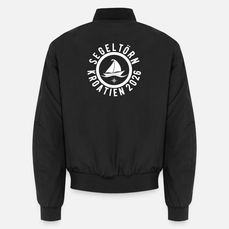 Sailing Trip Croatia 2026 - Unisex Bomber Jacket - black