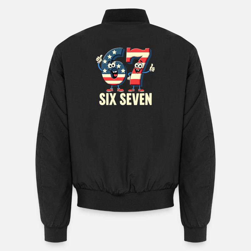 US Flag 67 Memes Six Seven Bomber unisexe