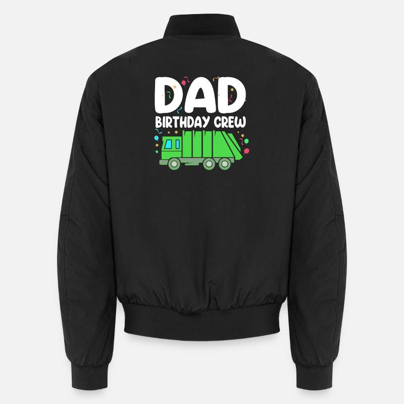 Mülleimer Müllwagen Müllauto Müllmann Unisex Bomberjacke