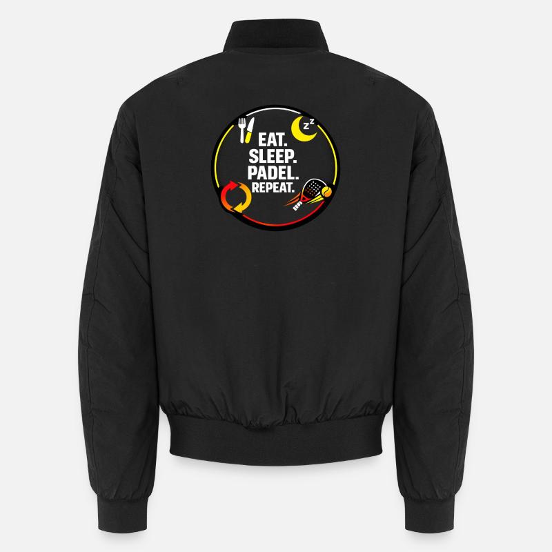 Eat Sleep Padel Repeat Unisex Bomberjacke