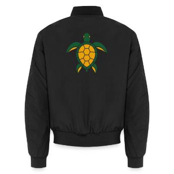 Été des Tortues - Bomber unisexe - noir - Dos - AI Model Male 185 light (185cm)