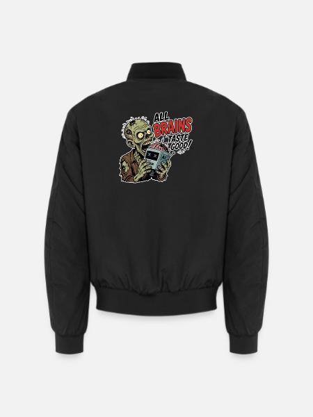 Zombie KI Halloween - Unisex Bomberjacke - Schwarz