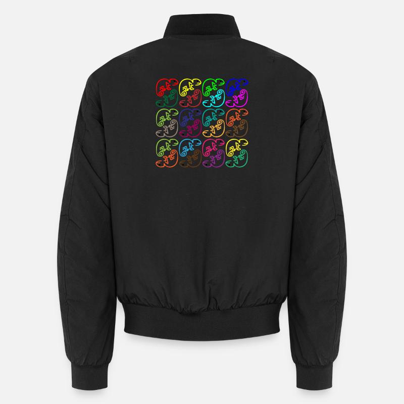 Caméléon brouhaha Bomber unisexe