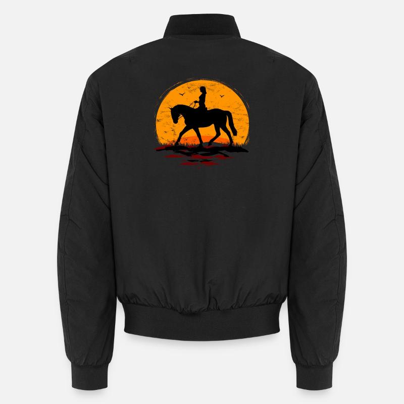 Equitation - Cavalier - École d’équitation - Cheval - Soleil Bomber unisexe