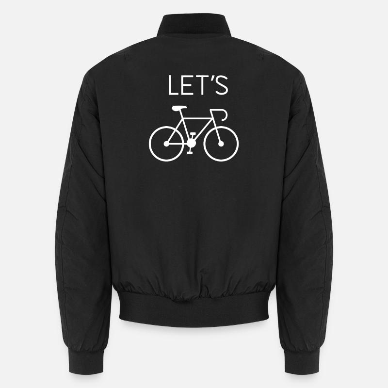 Let's Cycling - Unisex Bomberjacke - Schwarz